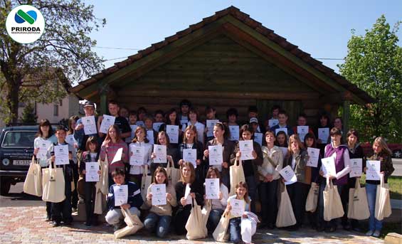 junior_ranger-prvi Prva grupa Junior rangera (travanj 2009.)