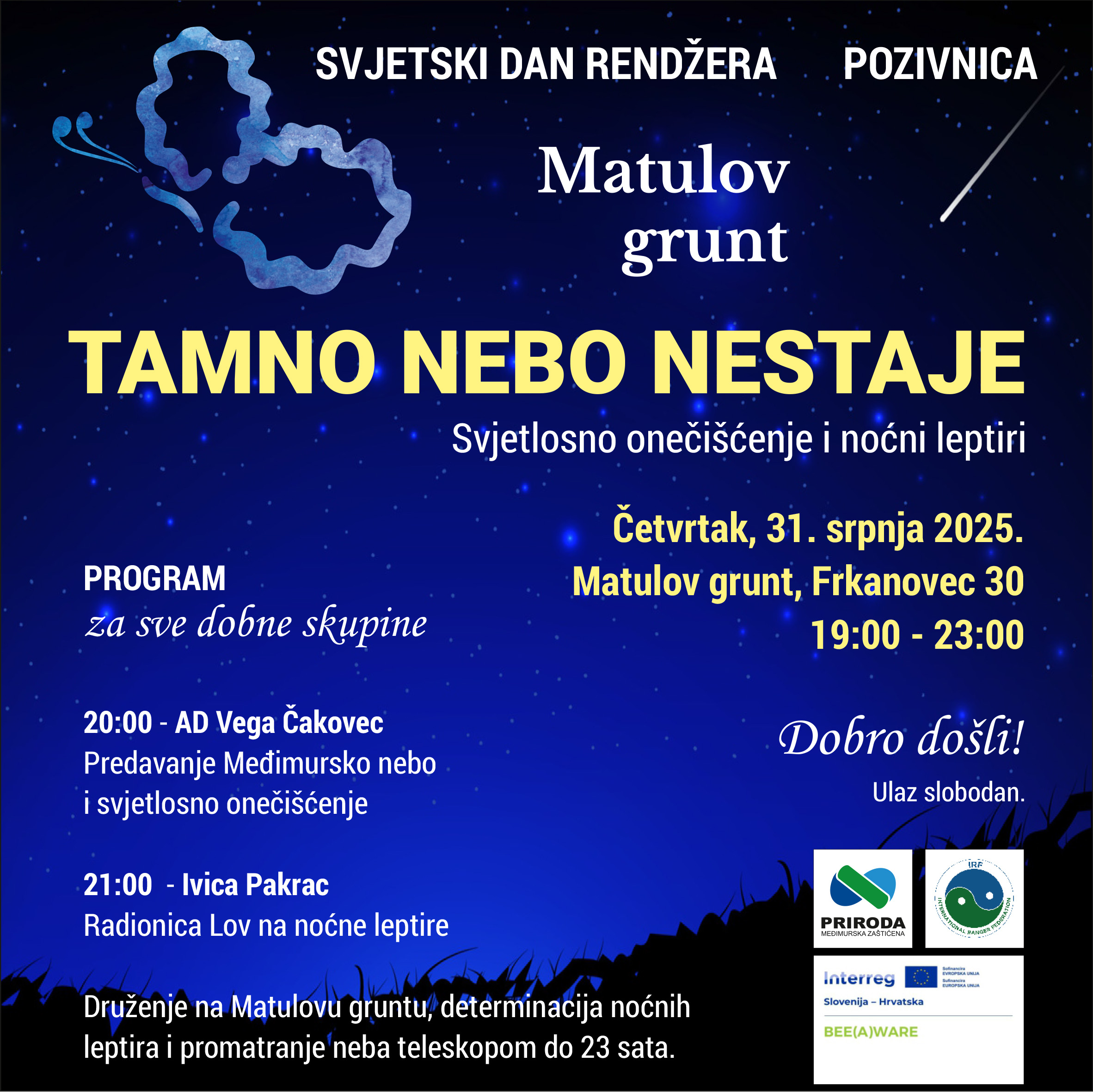 pozivnica Svjetski dan rendžera na Matulovu gruntu