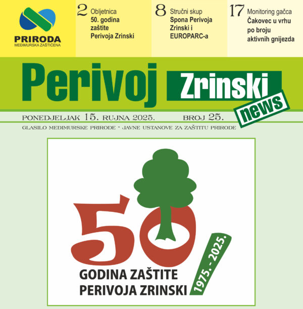 Dvadeset i peto izdanje digitalnog glasila Perivoj Zrinski news