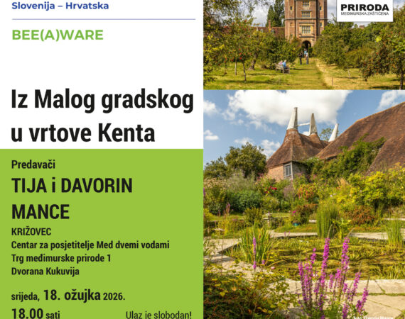 BEE(A)WARE: Iz Malog gradskog u vrtove Kenta – predavanje o čaroliji engleskih vrtova u Centru Med dvemi vodami