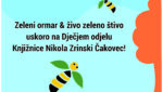 Pozivnica Zeleni ormar Dječji odjel Knjižnica ČK